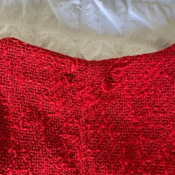 IRO AGNETTE red distressed tweed jacket - Picture 12 of 16